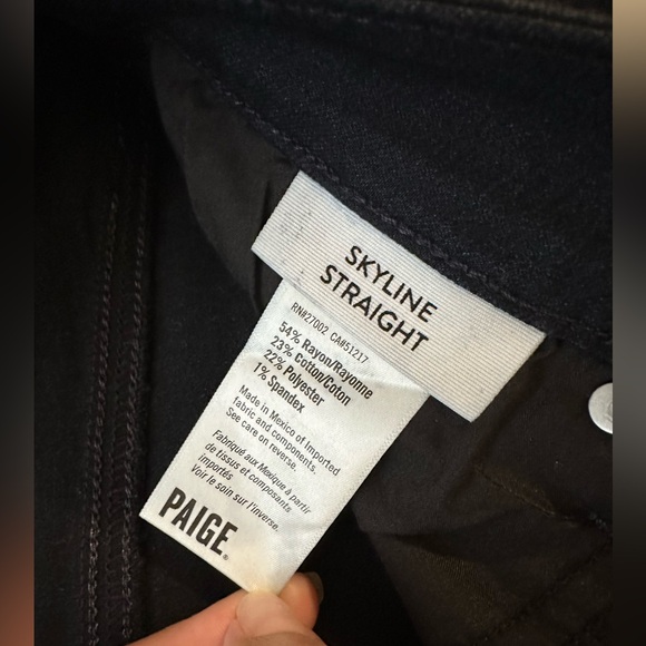 PAIGE SKYLINE STRAIGHT JEANS - Picture 2 of 4